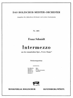 Schmidt, F. Intermezzo Aus Notre Dame Akkordeonorchester Partitur