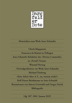 Cover Bargfelder Bote 507-508. Lieferung (eBook, PDF)
