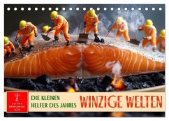 Winzige Welten - die kleinen Helfer des Jahres (Tischkalender 2026 DIN A5 quer), CALVENDO Monatskalender