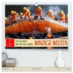 Winzige Welten - die kleinen Helfer des Jahres (hochwertiger Premium Wandkalender 2026 DIN A2 quer), Kunstdruck in Hochglanz
