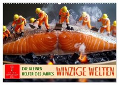 Winzige Welten - die kleinen Helfer des Jahres (Wandkalender 2026 DIN A2 quer), CALVENDO Monatskalender
