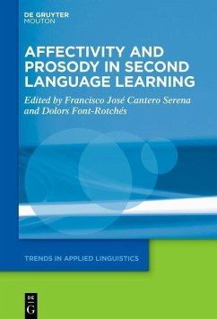 Cover Affectivity and Prosody in Second Language Learning (eBook, PDF)