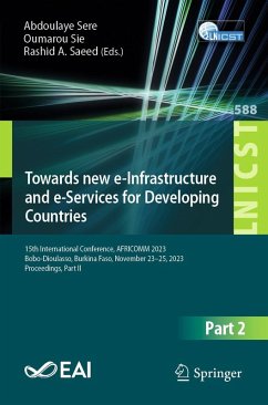 Towards new e-Infrastructure and e-Services for Developing Countries (eBook, PDF)