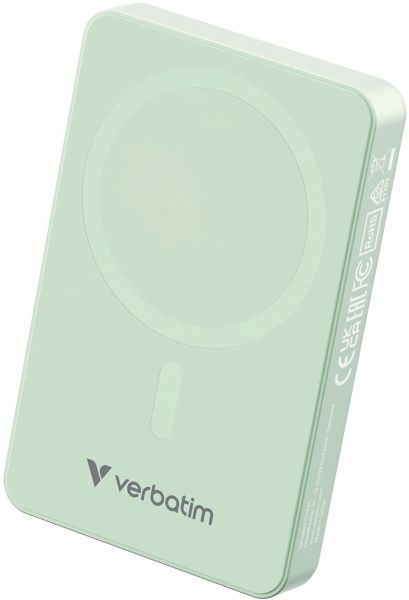 Verbatim Essential Power Bank magn.wirel. 10000mAh grün 32228
