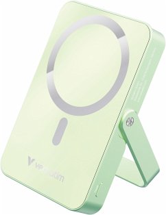 Cover Verbatim Power Bank mit Standfuß mag.wireless 10000mA grün 32259