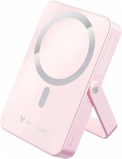 Cover Verbatim Power Bank mit Standfuß mag.wireless 10000mA pink 32267