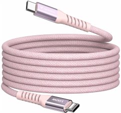 Verbatim Sync&Charge 100W 120cm USB-C/USB-C Magnetic pink 31857