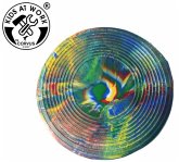 CORVUS A750365 - Flexible Wurfscheibe marmoriert 13 cm, Frisbee-Scheibe, Kunststoff