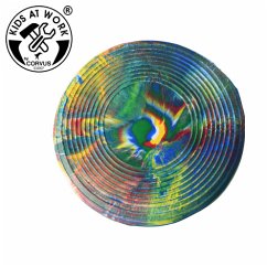 Cover CORVUS A750365 - Flexible Wurfscheibe marmoriert 13 cm, Frisbee-Scheibe, Kunststoff