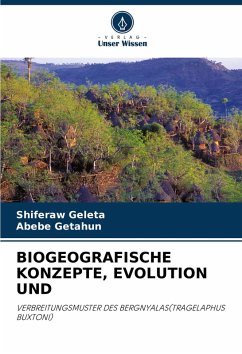 Cover BIOGEOGRAFISCHE KONZEPTE, EVOLUTION UND