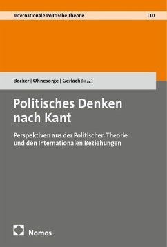 Politisches Denken nach Kant Cover Politisches Denken nach Kant