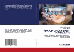 MANAGING PROCUREMENT PERFORMANCE MANAGING PROCUREMENT PERFORMANCE