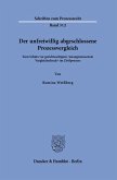 Der unfreiwillig abgeschlossene Prozessvergleich Der unfreiwillig abgeschlossene Prozessvergleich