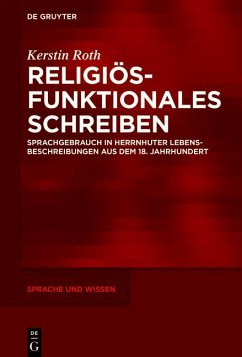 Lebensbeschreibungen im Diskursuniversum Religion - Roth, Kerstin