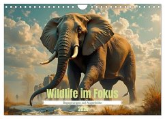 Wildlife im Fokus - Begegnungen auf Augenhöhe (Wandkalender 2026 DIN A4 quer), CALVENDO Monatskalender