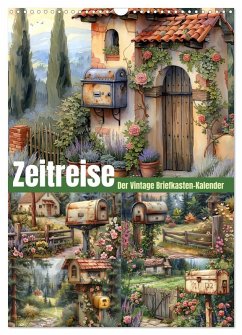 Cover Zeitreise - Der vintage Briekasten Kalender (Wandkalender 2026 DIN A3 hoch), CALVENDO Monatskalender