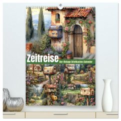 Cover Zeitreise - Der vintage Briekasten Kalender (hochwertiger Premium Wandkalender 2026 DIN A2 hoch), Kunstdruck in Hochglanz