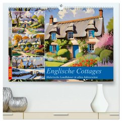 Cover Englische Cottages (hochwertiger Premium Wandkalender 2026 DIN A2 quer), Kunstdruck in Hochglanz