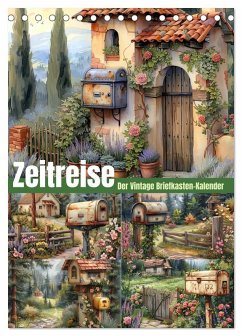 Cover Zeitreise - Der vintage Briekasten Kalender (Tischkalender 2026 DIN A5 hoch), CALVENDO Monatskalender