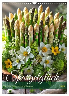 Spargelglück - von der Ernte bis zum Genuss (Wandkalender 2026 DIN A3 hoch), CALVENDO Monatskalender