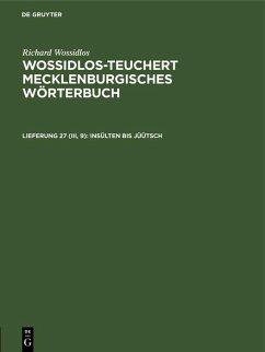 Cover Insülten bis jüütsch (eBook, PDF)