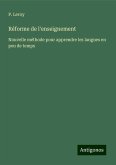 Réforme de l'enseignement Réforme de l'enseignement