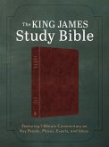 The King James Study Bible: Featuring 1-Minute Commentary on Key People, Places, Events, and Ideas [Men's Cover]