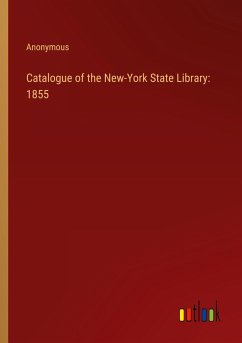 Cover Catalogue of the New-York State Library: 1855
