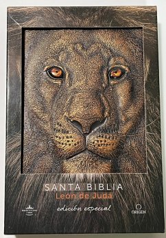 Cover Biblia Rvr 1960 Letra Grande León de Judá Edición Especial Bronce / Spanish Bible Rvr 1960 Large Print Imitation Leather Lion of Judah Special Edition