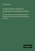 Journal du droit criminel ou jurisprudence criminelle de France Journal du droit criminel ou jurisprudence criminelle de France