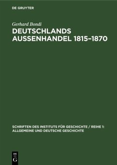 Cover Deutschlands Aussenhandel 1815-1870 (eBook, PDF)