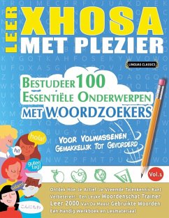 Cover LEER XHOSA MET PLEZIER - VOOR VOLWASSENEN