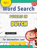 Word Search Puzzles in Dutch for Intermediate Level - Awesome! Vol.1 - Delta Classics