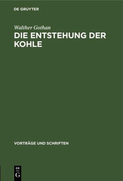 Cover Die Entstehung der Kohle (eBook, PDF)