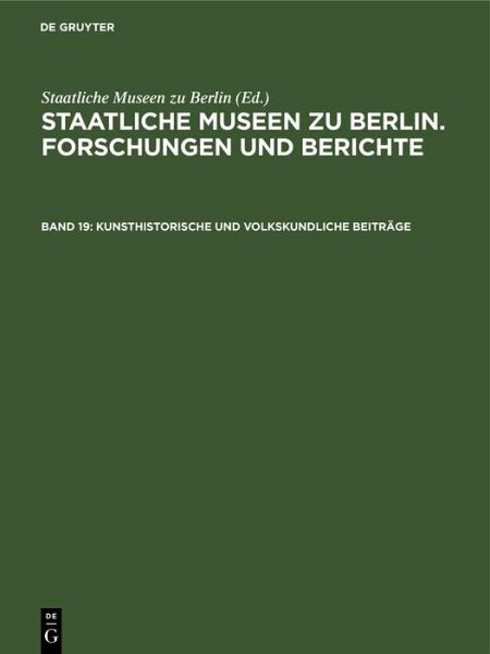 Kunsthistorische und volkskundliche Beiträge (eBook, PDF) Kunsthistorische und volkskundliche Beiträge (eBook, PDF)