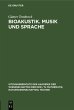 Bioakustik. Musik und Sprache (eBook,... - Bild 1