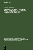 Bioakustik. Musik und Sprache (eBook, PDF)