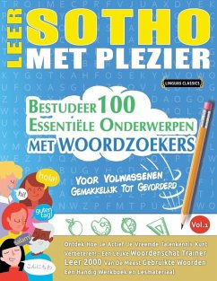 LEER SOTHO MET PLEZIER - VOOR VOLWASSENEN - Linguas Classics LEER SOTHO MET PLEZIER - VOOR VOLWASSENEN - Linguas Classics