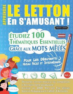 Cover APPRENDRE LE LETTON EN S'AMUSANT - POUR LES DÉBUTANTS