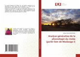 Analyse générative de la phonologie du moba (parler ben de Modaogo I) Analyse générative de la phonologie du moba (parler ben de Modaogo I)