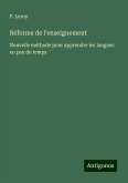 Réforme de l'enseignement Réforme de l'enseignement