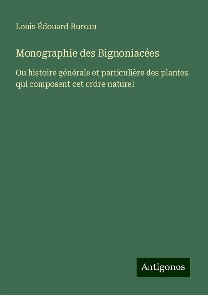 Monographie des Bignoniacées