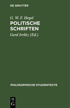Cover Politische Schriften (eBook, PDF)