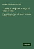 La poésie philosophique et religieuse chez les persans