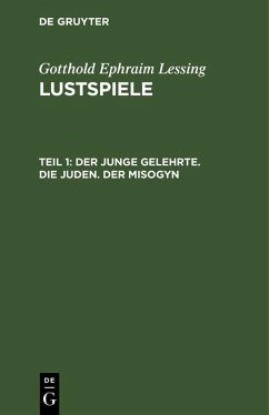 Cover Der junge Gelehrte. Die Juden. Der Misogyn (eBook, PDF)