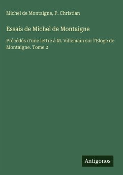 Cover Essais de Michel de Montaigne