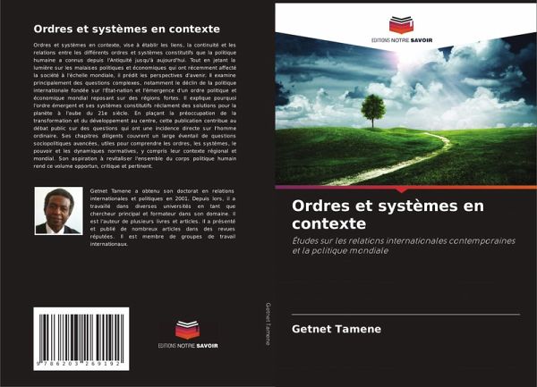 Ordres et systèmes en contexte Ordres et systèmes en contexte