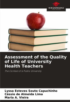 Cover Assessment of the Quality of Life of University Health Teachers