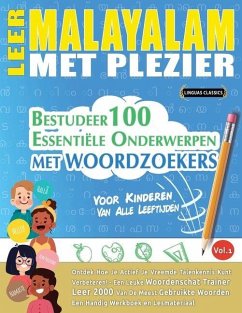 LEER MALAYALAM MET PLEZIER - VOOR KINDEREN Cover LEER MALAYALAM MET PLEZIER - VOOR KINDEREN