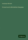 Un mot sur la Révolution française